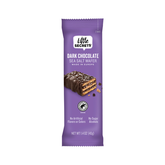 Little Secrets Dark Chocolate Sea Salt Wafer Twin Bars