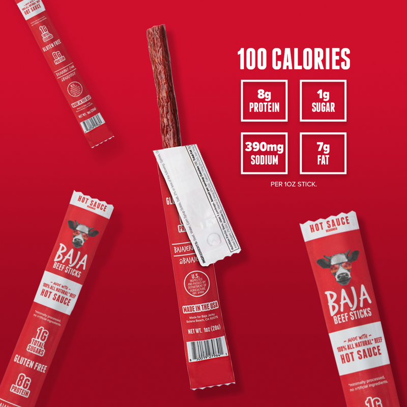 Load image into Gallery viewer, New! Baja Vida Beef Sticks Variety, 1ct