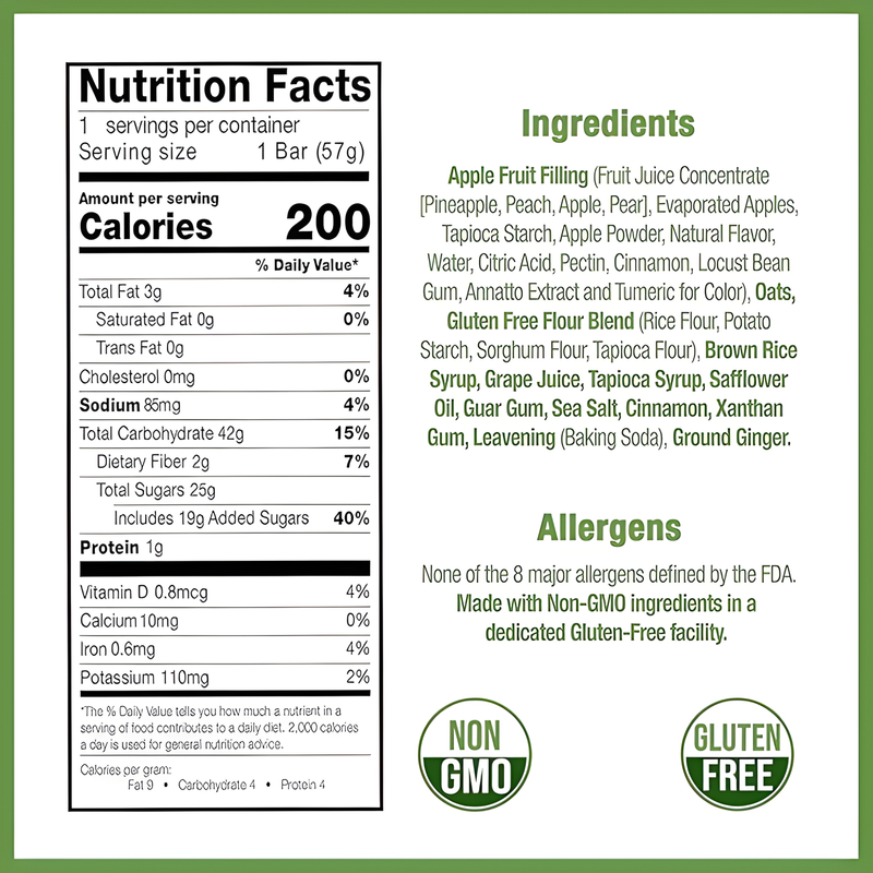 Load image into Gallery viewer, Betty Lou's Fruit Bar Apple Cinnamon