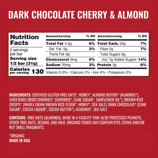 New! Kate's Real Food Bars Variety, 1ct