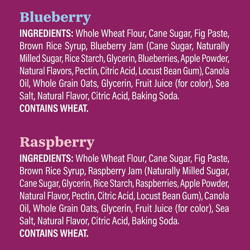 Load image into Gallery viewer, Nature's Bakery Fig Bar Ingredients