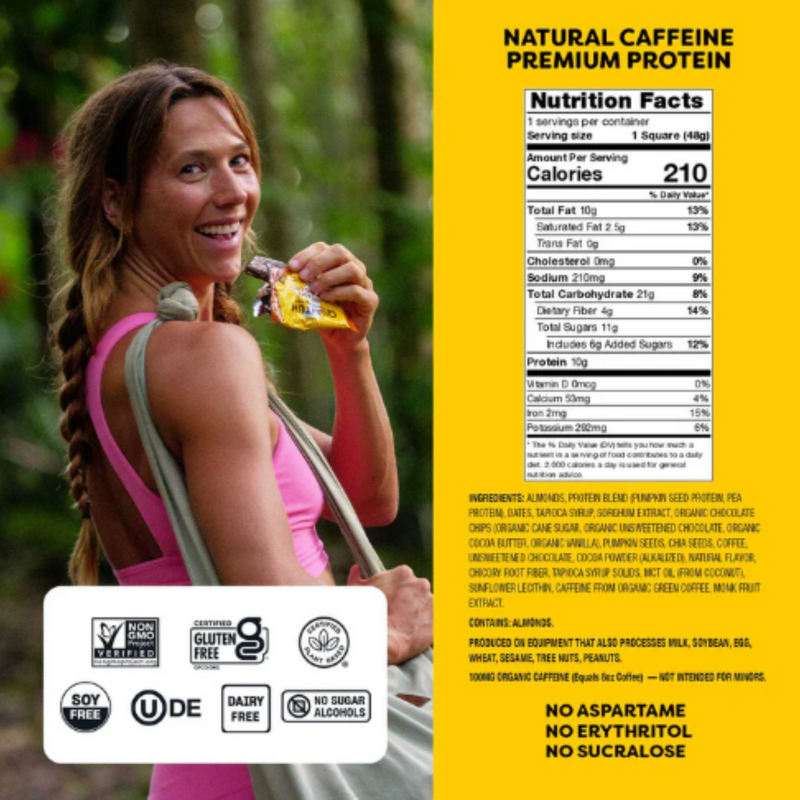 Load image into Gallery viewer, New! Quantum Energy Squares Caffe Mocha Almond Chip