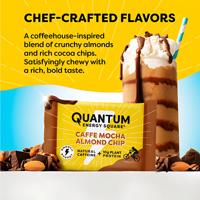 Load image into Gallery viewer, New! Quantum Energy Squares Caffe Mocha Almond Chip