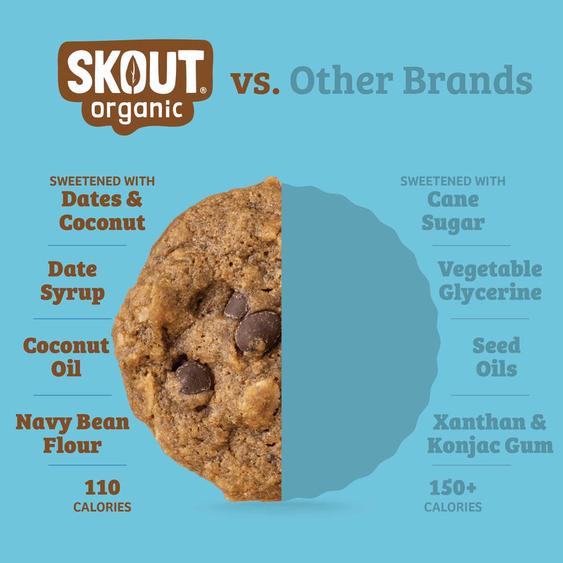 Load image into Gallery viewer, Skout Organic Oatmeal Chocolate Chip Soft Baked Cookies
