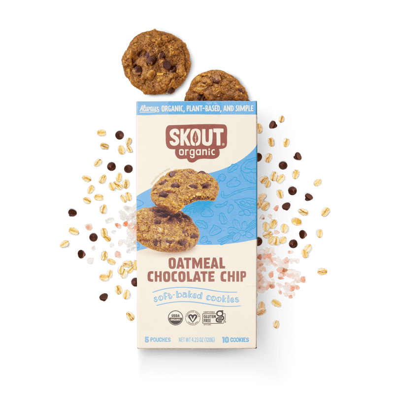 Load image into Gallery viewer, Skout Organic Oatmeal Chocolate Chip Soft Baked Cookies