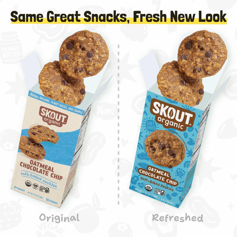 Load image into Gallery viewer, Skout Organic Oatmeal Chocolate Chip Soft Baked Cookies