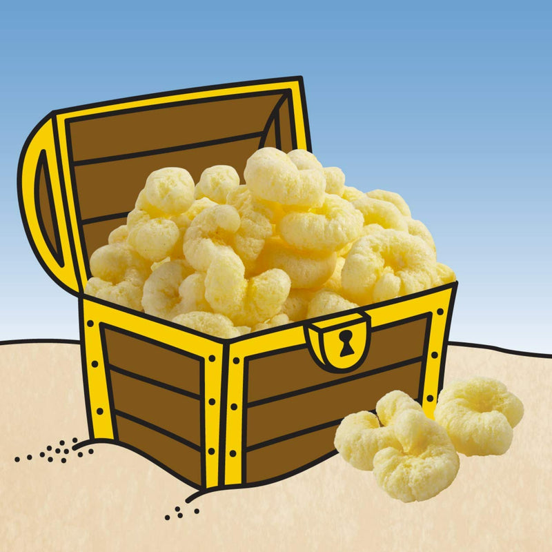 Load image into Gallery viewer, Pirate's Booty Aged White Cheddar Puffs in cartoon treasure chest