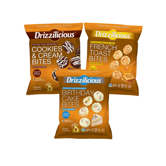 Drizzilicious Mini Rice Cakes Variety, 1ct