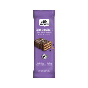 Little Secrets Dark Chocolate Sea Salt Wafer Twin Bars