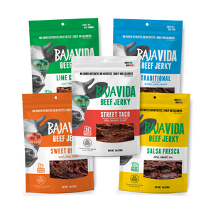New! Baja Vida Jerky Pouch Variety, 1ct