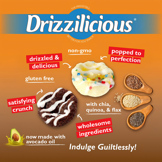 Drizzilicious Mini Rice Cakes Variety, 1ct