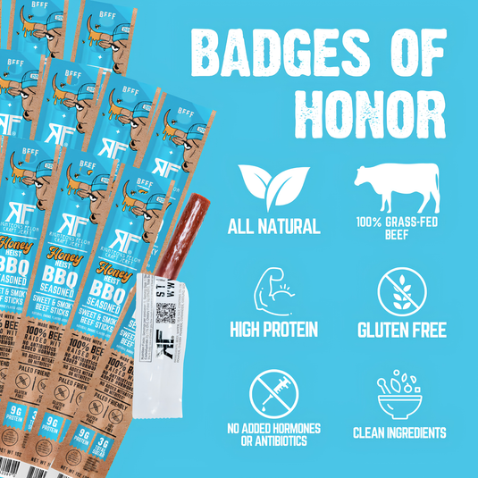 Righteous Felon Honey Heist BBQ Beef Stick