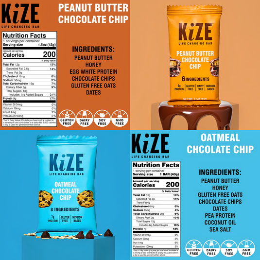 KiZE Life Changing Bar Variety, 1ct