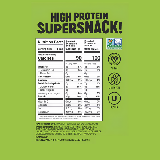 The Only Bean Edamame Beans Variety, 1ct