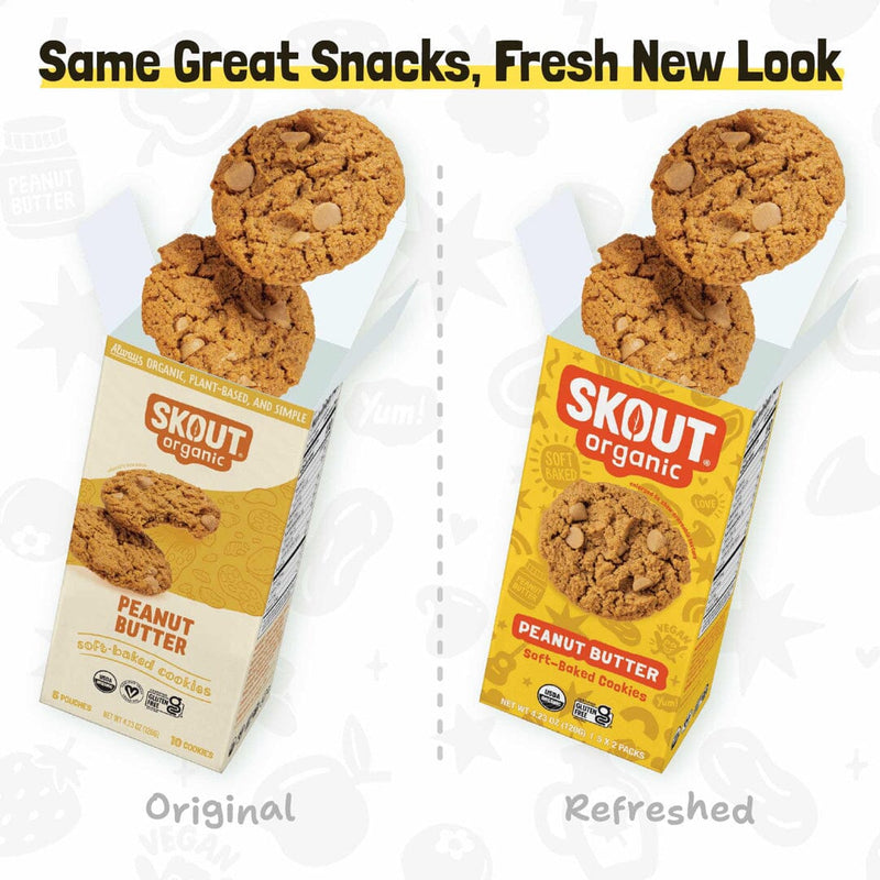 Load image into Gallery viewer, Skout Organic Peanut Butter Soft Baked Cookies
