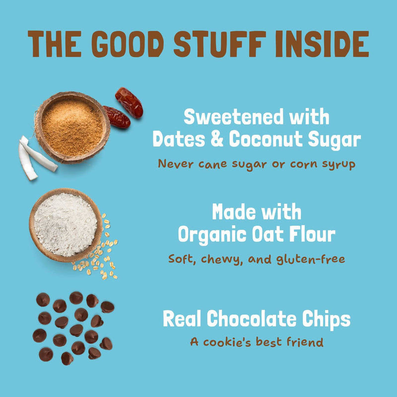 Load image into Gallery viewer, Skout Organic Oatmeal Chocolate Chip Soft Baked Cookies
